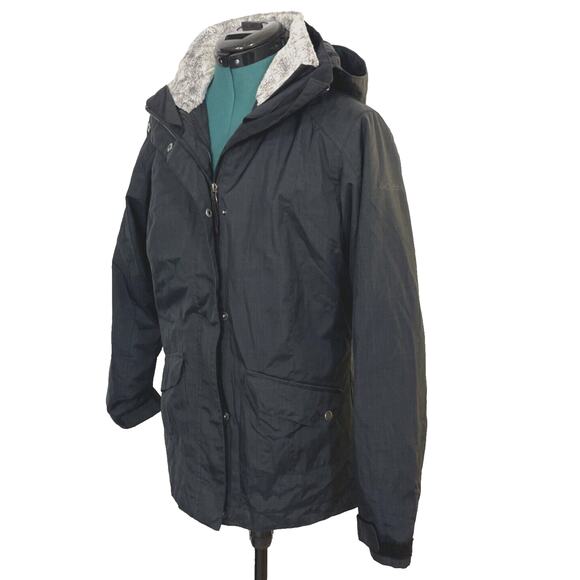 Columbia 3-in-1 Sleet to Street Interchange Jacket Coat Black Women's Small EUC - Picture 5 of 10